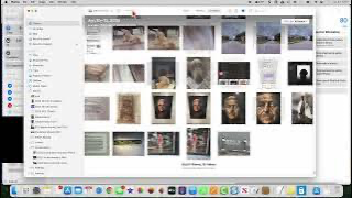 Creating and organizing photo albums on a Mac.