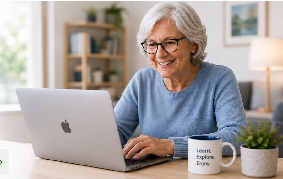 Older adult learning technology